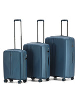 Tosca F-Lite Collection Polypropylene Premium Luggage set 77/65/54cm TCA846-Navy