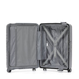 Tosca Vault Collection Polypropylene 67cm Clamp style trolley case TCA219B-Grey