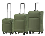 Tosca So-Lite 4.0 Collection 67cm-H soft side 4-wheel trolley case AIR5055B-Olive