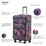 Tosca So-lite 4.0 Collection 67cm-H Soft side checked trolley case AIR5055B-Leopard