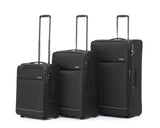 Tosca So-Lite 4.0 Collection 2-Wheel 79cm Soft side checked trolley case AIR5055W2-Black