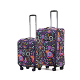 Tosca So-Lite 4.0 Collection 2-Pce set 67cm/54cm Trolley cases AIR5055-2 piece set Paisley