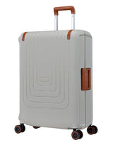 Eminent Vertica Zipperless Checked 76cm Suitcase - Linen