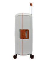 Eminent Vertica Zipperless Checked 76cm Suitcase - Linen