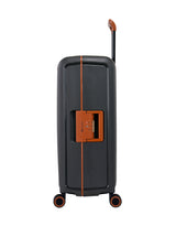 Eminent Vertica Zipperless Checked 68cm Suitcase - Grey