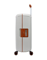Eminent Vertica Zipperless Checked 68cm Suitcase - Linen