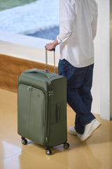Tosca Deluxe Grange Collection TCA752A 80cm Suitcase - Cypress Green
