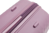 Gino Borelli Kai iwi Collection Polypropylene hard side 2-pce set 76cm/55cm trolleys GB2402 Purple