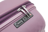 Gino Borelli Kai iwi Collection 66cm hard side checked polypropylene trolley GB2402B Purple