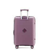 Gino Borelli Kai iwi Collection 66cm hard side checked polypropylene trolley GB2402B Purple