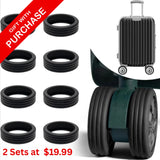 Tosca Comet Black Hard side Polypropylene Luggage Set 78cm/67cm/55cm TCA200-Black