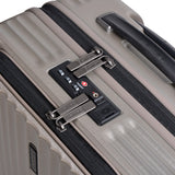Eminent 76cm Checked  Hard side Makrolon (Champagne) Top Lid front Opening design Trolley case KK50A