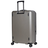 Eminent 76cm Checked  Hard side Makrolon (Champagne) Top Lid front Opening design Trolley case KK50A