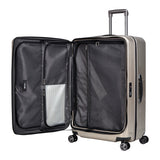 Eminent 76cm Checked  Hard side Makrolon (Champagne) Top Lid front Opening design Trolley case KK50A