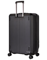 Eminent Alfred Collection 75cm Checked Suitcase KK70A - Black