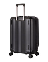 Eminent Alfred Collection 66cm Checked Suitcase KK70B - Black