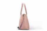 Tosca Metro Collection fashion quilted large travel tote MET980-Mauve
