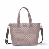 Tosca Metro Collection fashion quilted large travel tote MET980-Magnet