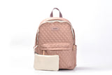 Tosca Metro Collection fashion quilted Backpack MET981-Mauve