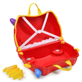 TRUNKI Kids ride-on hard side carry on suitcase T0641 Peppas Arty Bus