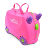 TRUNKI Kids ride-on hard side carry on suitcase T0061-GB01 Trixie-Pink
