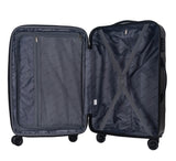 Travel-Lite Rome Collection 68cm-H hard side Checked trolley case TL-68 Black