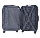Travel-Lite Rome Collection 68cm-H hard side Checked trolley case TL-68 Silver
