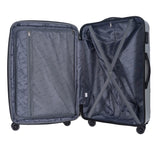 Travel-Lite Rome Collection 78cm-H hard side Checked trolley case TL-78cm Silver