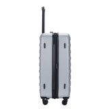 Travel-Lite Rome Collection 78cm-H hard side Checked trolley case TL-78cm Silver