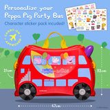 TRUNKI Kids ride-on hard side carry on suitcase T0641 Peppas Arty Bus