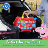 TRUNKI Kids ride-on hard side carry on suitcase T0641 Peppas Arty Bus