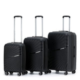 New Zealand Luggage Co Hauraki Collection 66cm Polypropylene Trolley case NZ004B Black