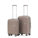 New Zealand Luggage Co Hauraki Collection 2-Pce set 66cm/55cm Trolley cases NZ004-2 Piece set Sand