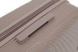 New Zealand Luggage Co Hauraki Collection 55cm Carry-on trolley case in Polypropylene NZ004C-Sand
