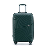 New Zealand Luggage Co Hauraki Collection 66cm Polypropylene trolley case-NZ004B Petrel Green