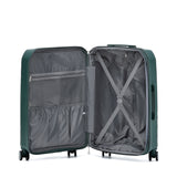New Zealand Luggage Co Hauraki Collection 66cm Polypropylene trolley case-NZ004B Petrel Green