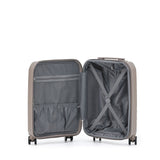 New Zealand Luggage Co Hauraki Collection 55cm Carry-on trolley case in Polypropylene NZ004C-Sand