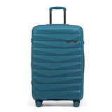 New Zealand Luggage Pilot Collection 2-Pce Polypropylene Trolley set 76/55cm NZ005-(Marina Blue)