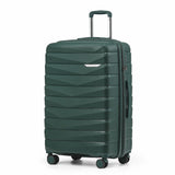The New Zealand Luggage Co Pilot Collection Polypropylene 76cm Trolley case NZ005A-Petrol