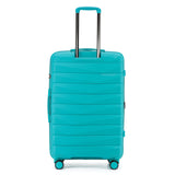 The New Zealand Luggage Co Pilot Collection Polypropylene 76cm Checked Trolley case NZ005A-Teal