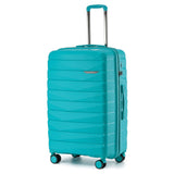 The New Zealand Luggage Co Pilot Collection Polypropylene 76cm Checked Trolley case NZ005A-Teal