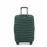 The New Zealand Luggage Co Pilot Collection Polypropylene 66cm Trolley case NZ005B-Petrol