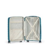 New Zealand Luggage Pilot Collection 2-Pce Polypropylene Luggage set 66cm/55cm NZ005-(Marina Blue)