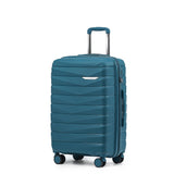 The New Zealand Luggage Co Pilot Collection Polypropylene 66cm Trolley case NZ005B-Marina Blue