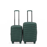 New Zealand Luggage Pilot Collection 2-Pce Polypropylene Luggage set 66cm/55cm NZ005-(Petrol)