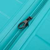 The New Zealand Luggage Co Pilot Collection 66cm Checked Polypropylene Trolley Case NZ005B-Teal