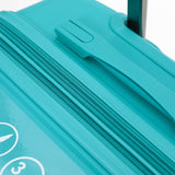 New Zealand Luggage Pilot Collection 2-Pce Polypropylene Trolley set 76/55cm Trolley cases NZ005-Teal