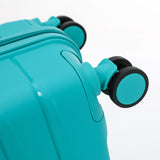The New Zealand Luggage Co Pilot Collection Polypropylene 55cm Carry-On Trolley NZ005C-Teal