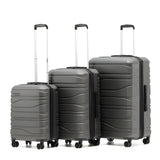 New Zealand Luggage Co Franz Josef Full Set Hardside trolley cases 77/67/55cm SS604 Charcoal