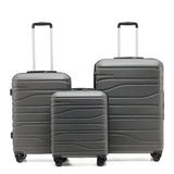 New Zealand Luggage Co Franz Josef Full Set Hardside trolley cases 77/67/55cm SS604 Charcoal